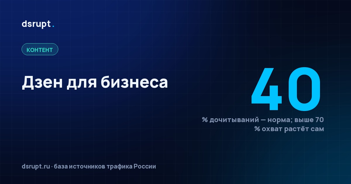 Дзен для бизнеса: органика, платный буст и трафик из поиска