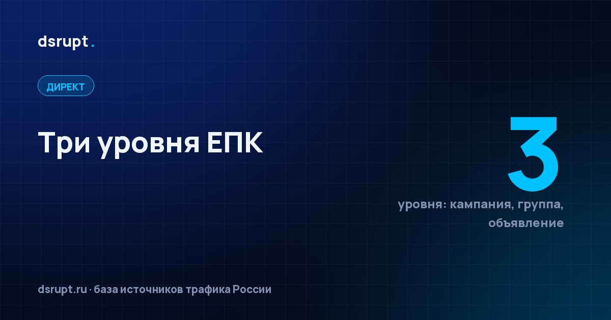 ЕПК в Яндекс Директе: как настроить и что стало с ТГО